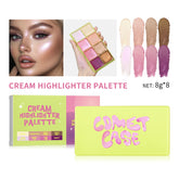 Brightening And Repairing 8 Colors Highlighting Powder