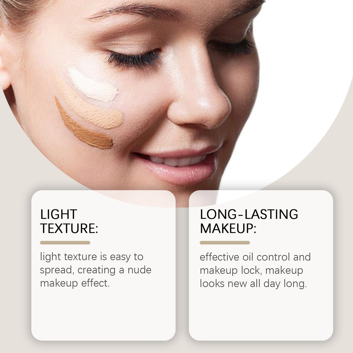 Concealing Foundation Moisturizing, Light And Long-lasting