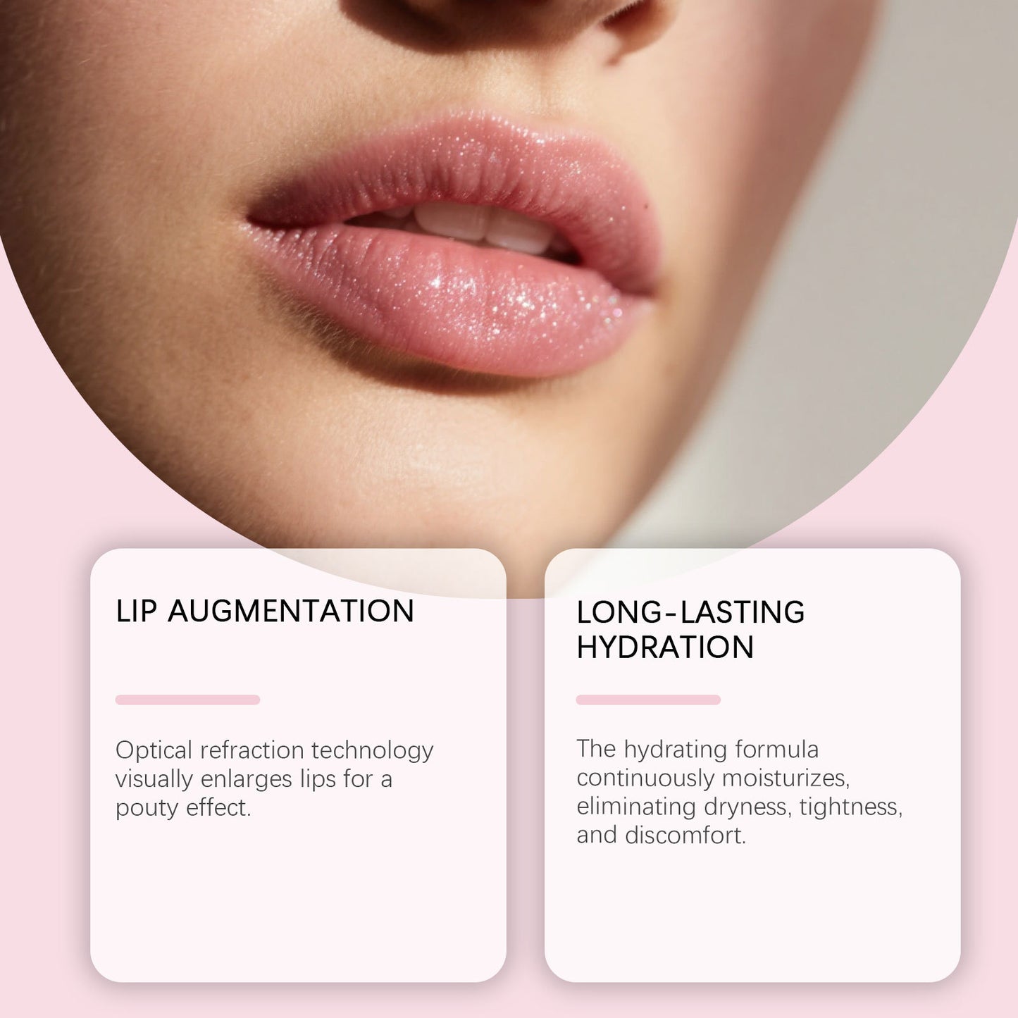 Moisturizing Fine Glitter Lip Gloss