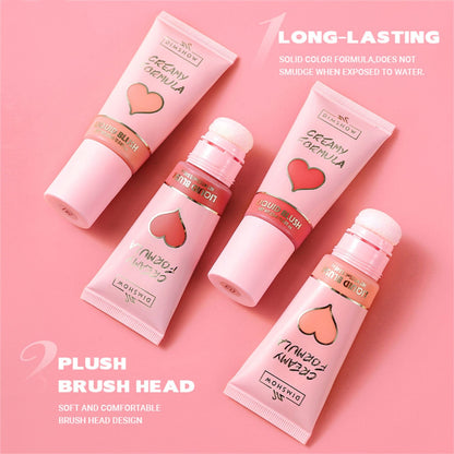 Big Head Sponge Head Velvet Skin Feeling Lip And Cheek Dual-use Moisturizing Blush