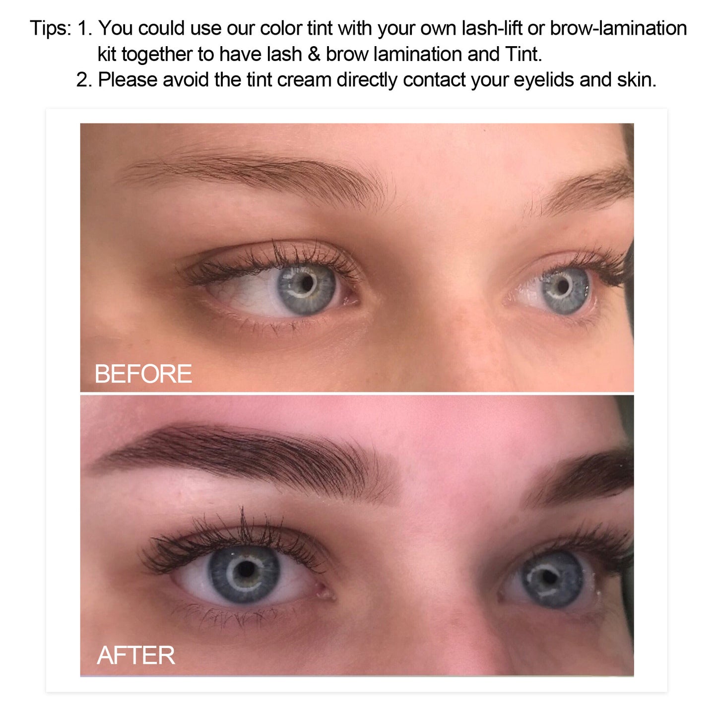 Two-in-one Eyelash Dyeing Suit Does Not Fade