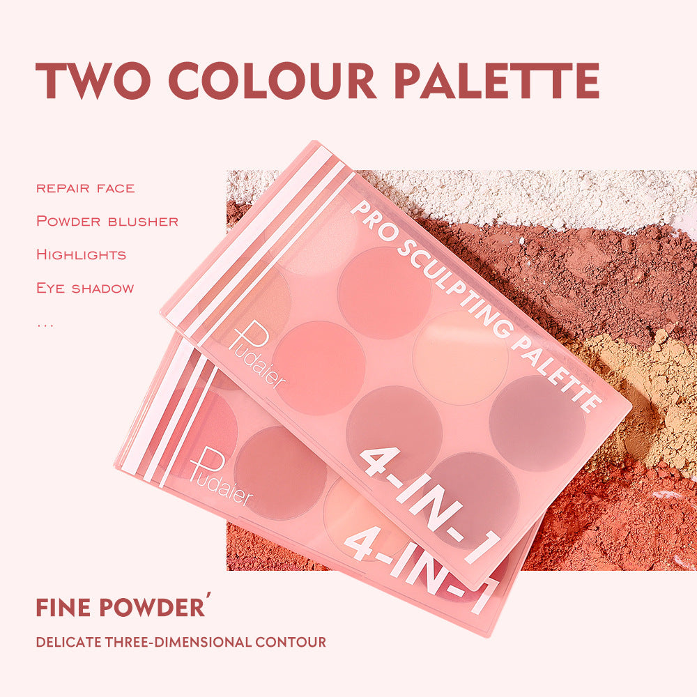 Natural Nude Makeup 8 Colors Eye Shadow Plate