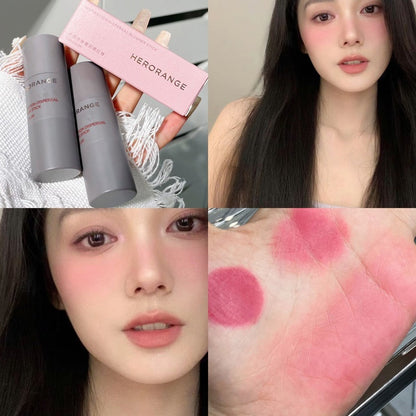 Repair Red Rouge Double-headed Sponge Monochrome Blusher