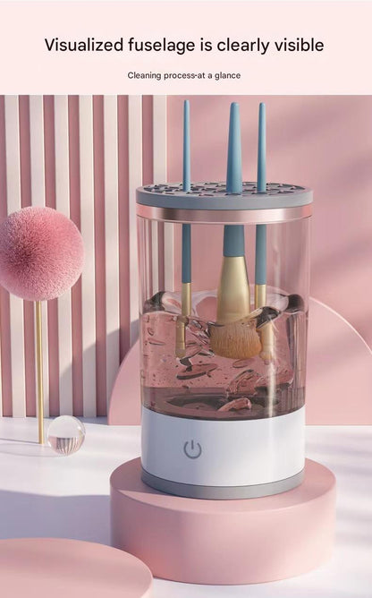 ABS Plastic Makeup Brush Electric Cleaner Professional Makeup Brush Cleaner For Beauty Stores