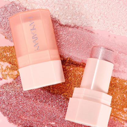 6 Colors Thin And Glittering Jelly Highlighter Brightening