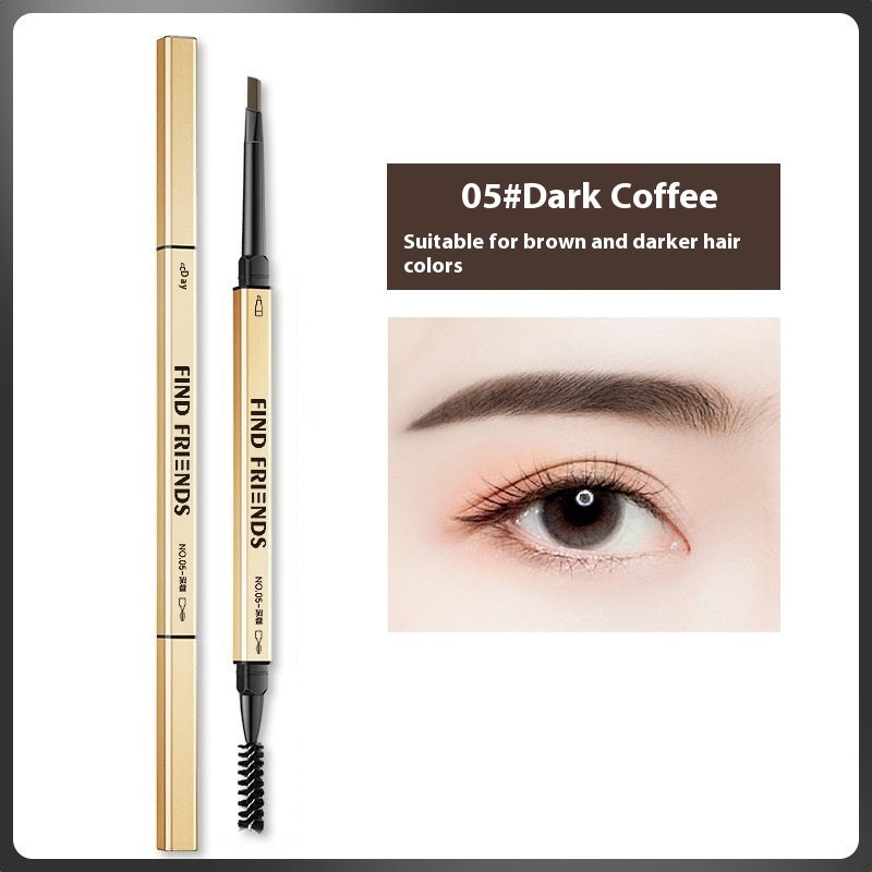 Waterproof Smear-proof Double-headed Automatic Eyebrow Pencil