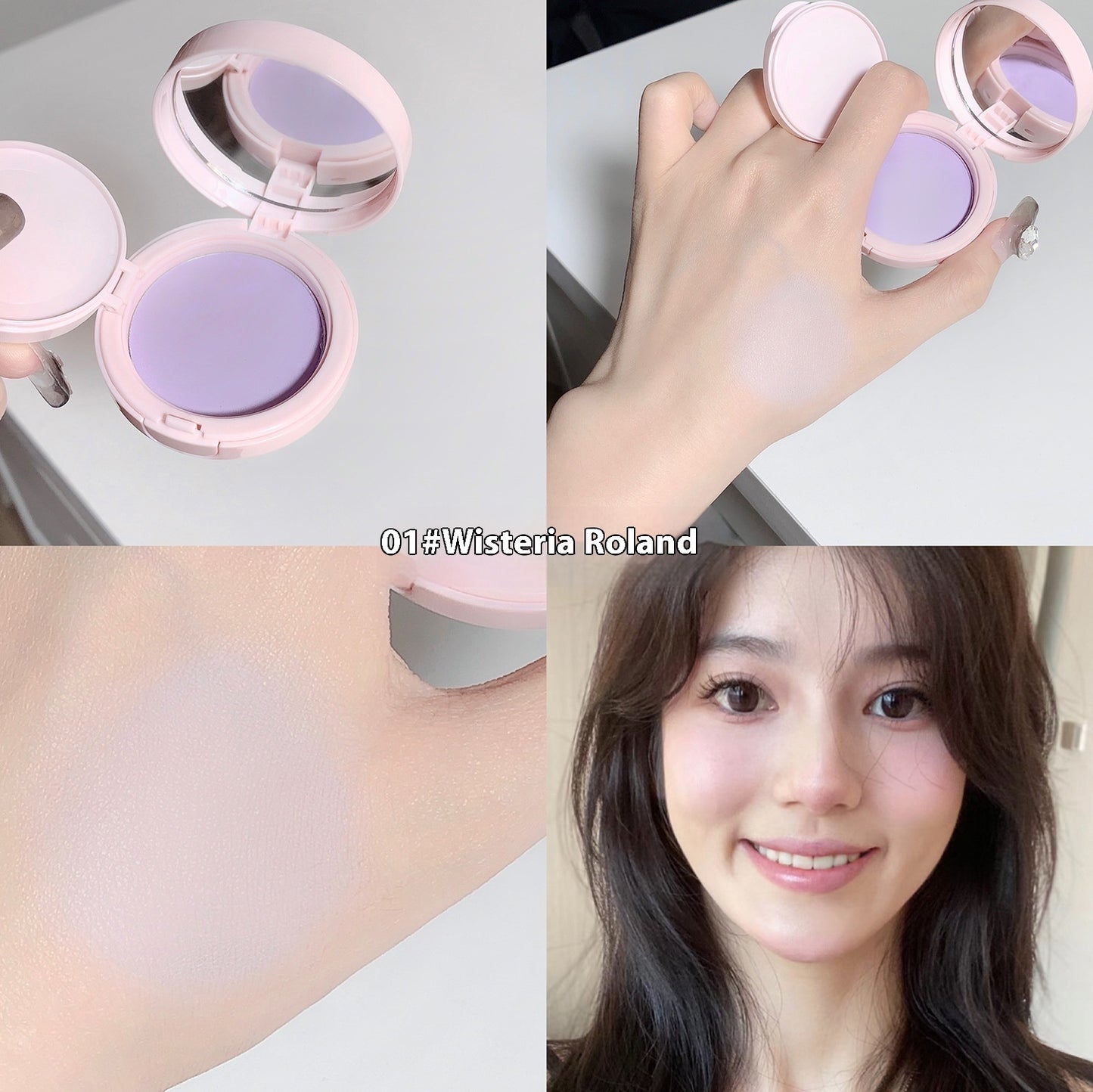 Women's Air Cushion Natural Tender Delicate Low Saturation Blush Cream