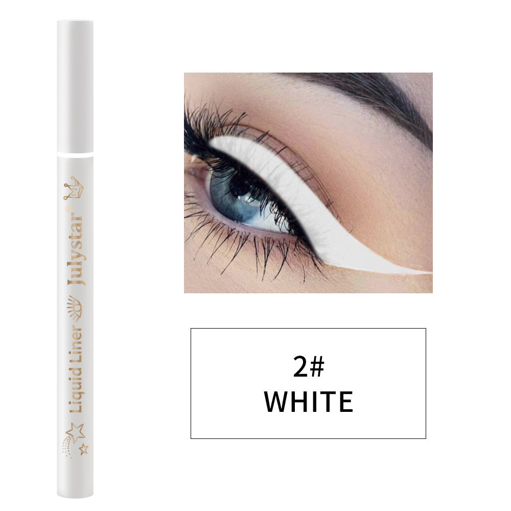 Colorful Waterproof Easy To Color Slim Beginner Liquid Eyeliner Not Smudge