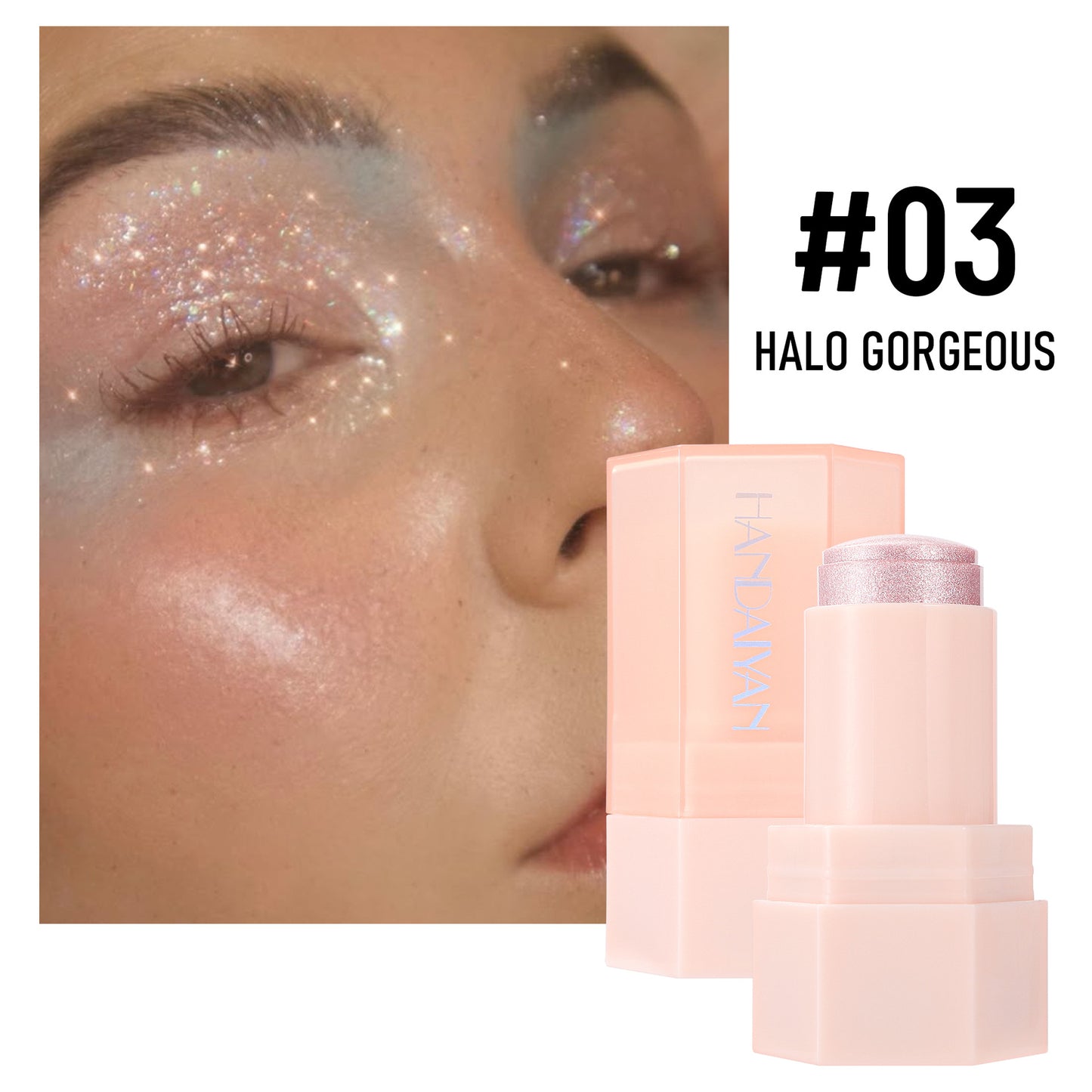 6 Colors Thin And Glittering Jelly Highlighter Brightening